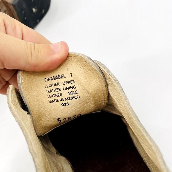 Freebird Mabel Distressed Leather oxford loafers - Picture 7 of 7